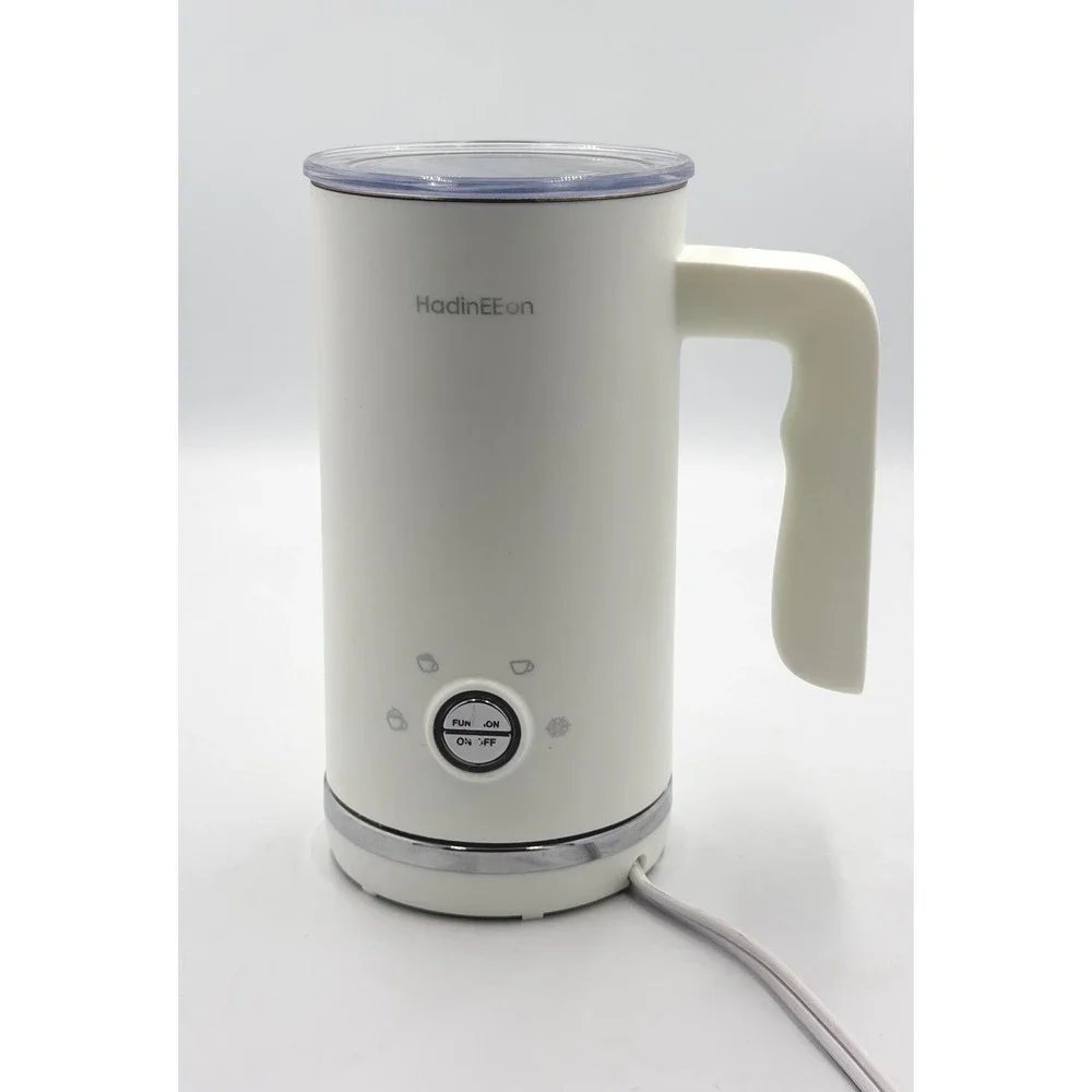 HadinEEon Milk Frother Steamer 4-in-1 White Electric‎ Foam Maker Tested